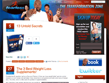 Tablet Screenshot of andrethomasfitness.com